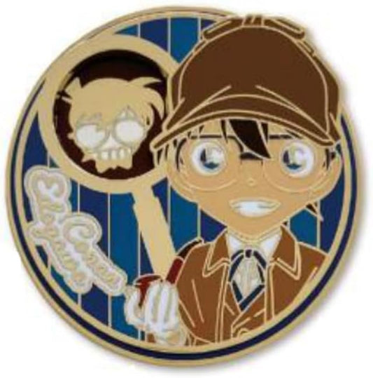 Marimocraft Detective Conan Collection Pin Badge Rotating Gimmick Conan 2