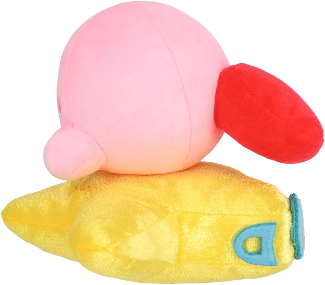Sanei Kirby Air Ride Warp Star Plush Toy