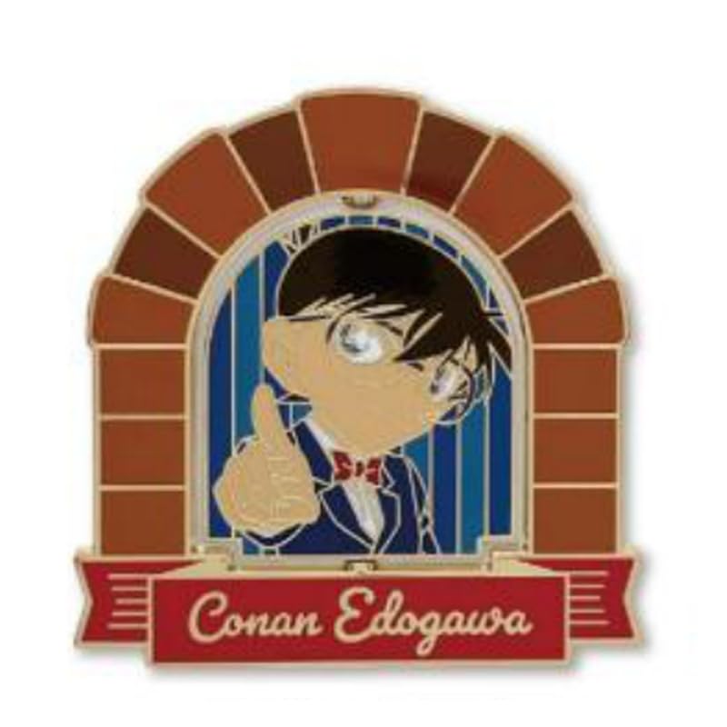 Marimocraft Detective Conan Collection Pin Badge Rotating Gimmick Conan 2