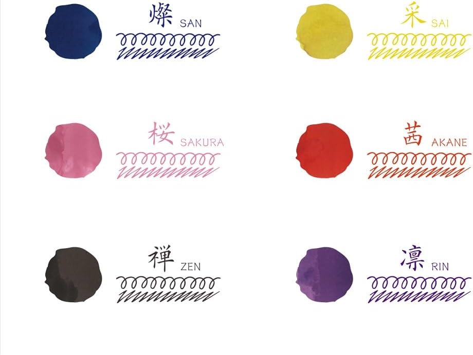 Teranishi Chemical Fujiyama Irodori Fountain Pen Ink 12ml