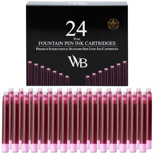 Wordsworth & Black Fountain Pen Ink Cartridges 24-Pack