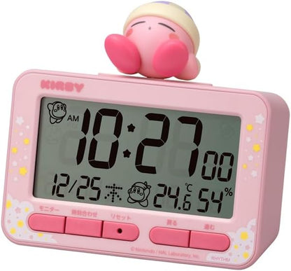 RHYTHM Kirby Alarm Clock Digital Pink 8RDA84KB13