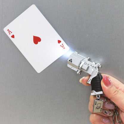 Detective Conan Kaito Kid Playing Card Gun Key Light