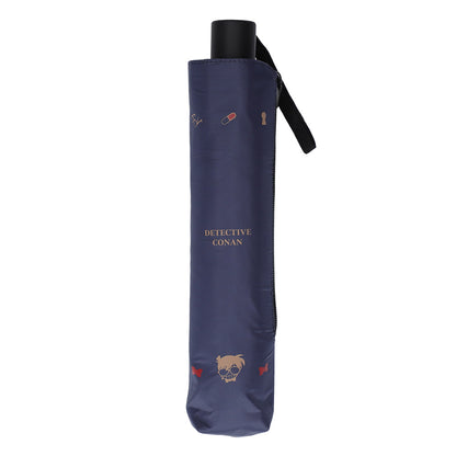 Detective Conan Plaza Weatherproof Folding Umbrella Navy