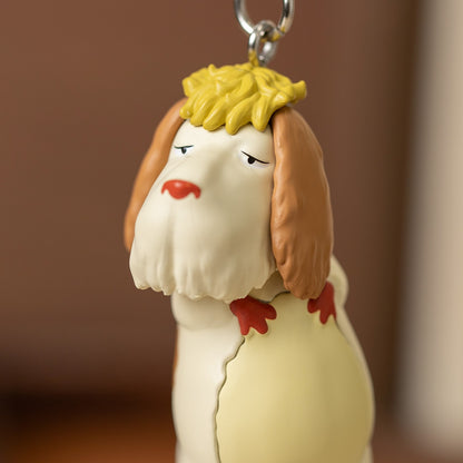 Studio Ghibli Howl's Moving Castle Dangling Heen Keychain 4990593542581