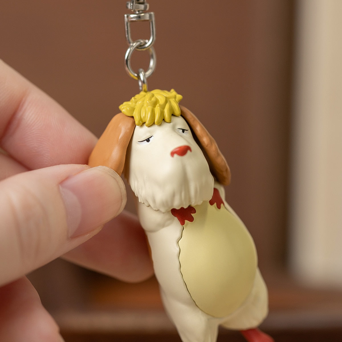 Studio Ghibli Howl's Moving Castle Dangling Heen Keychain 4990593542581