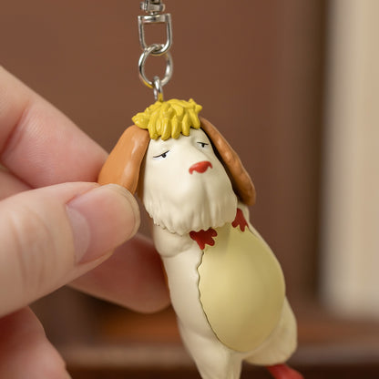 Studio Ghibli Howl's Moving Castle Dangling Heen Keychain 4990593542581