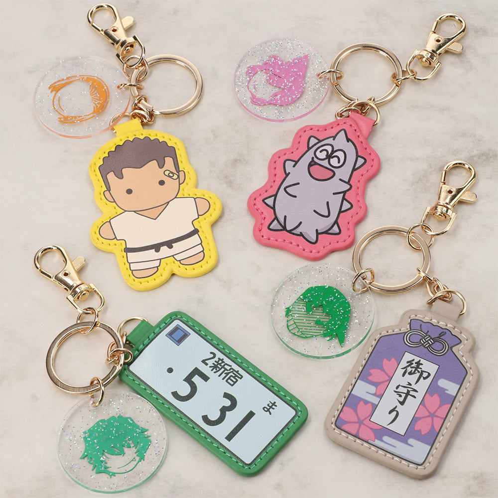 Detective Conan Plaza IconLine Key Charm Chihaya Hagiwara & Jugo