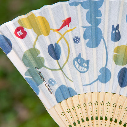 My Neighbor Totoro Folding Fan Goldfish and Water Ripples