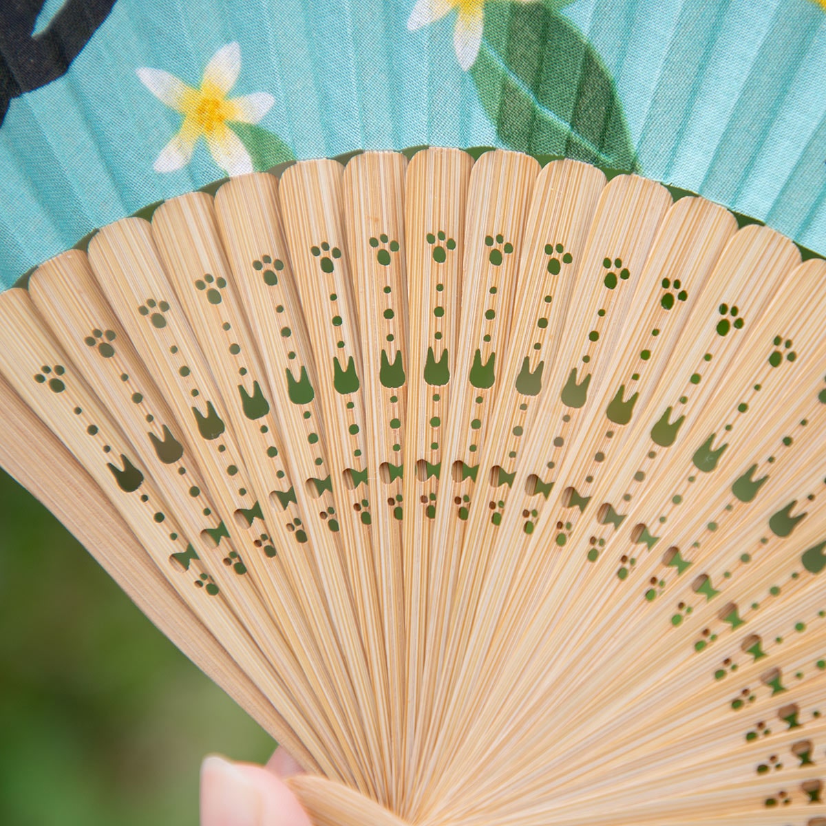 Kiki's Delivery Service Folding Fan Lemon Pattern