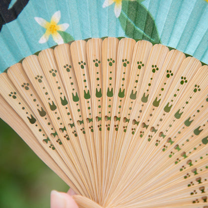Kiki's Delivery Service Folding Fan Lemon Pattern