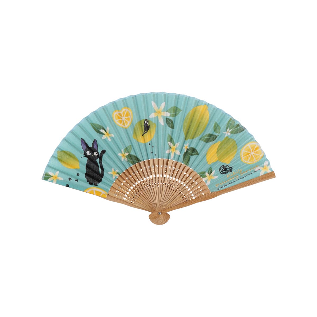 Kiki's Delivery Service Folding Fan Lemon Pattern