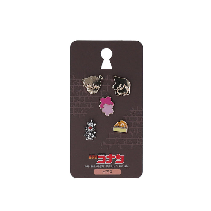 Detective Conan Plaza 5-Piece Earring Set Shinnichi & Ran