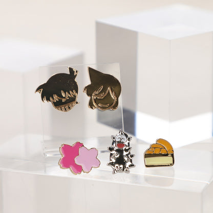 Detective Conan Plaza 5-Piece Earring Set Shinnichi & Ran