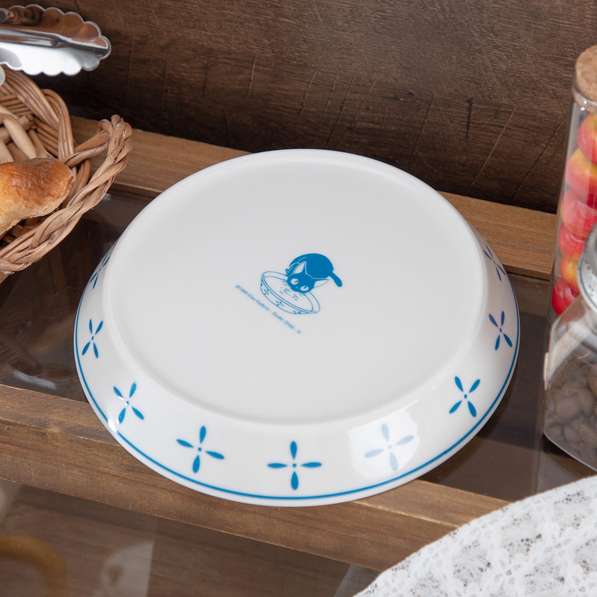 Donguri Republic Kiki's Delivery Service Osono Jiji Milk Dish 4990593553174