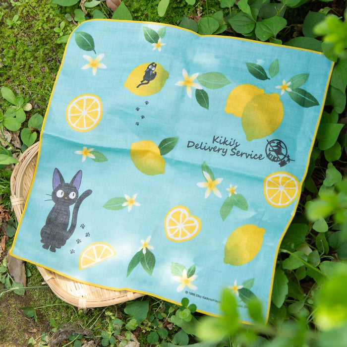 Studio Ghibli Kiki's Delivery Service Gauze Handkerchief Lemon