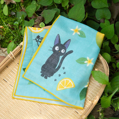 Studio Ghibli Kiki's Delivery Service Gauze Handkerchief Lemon