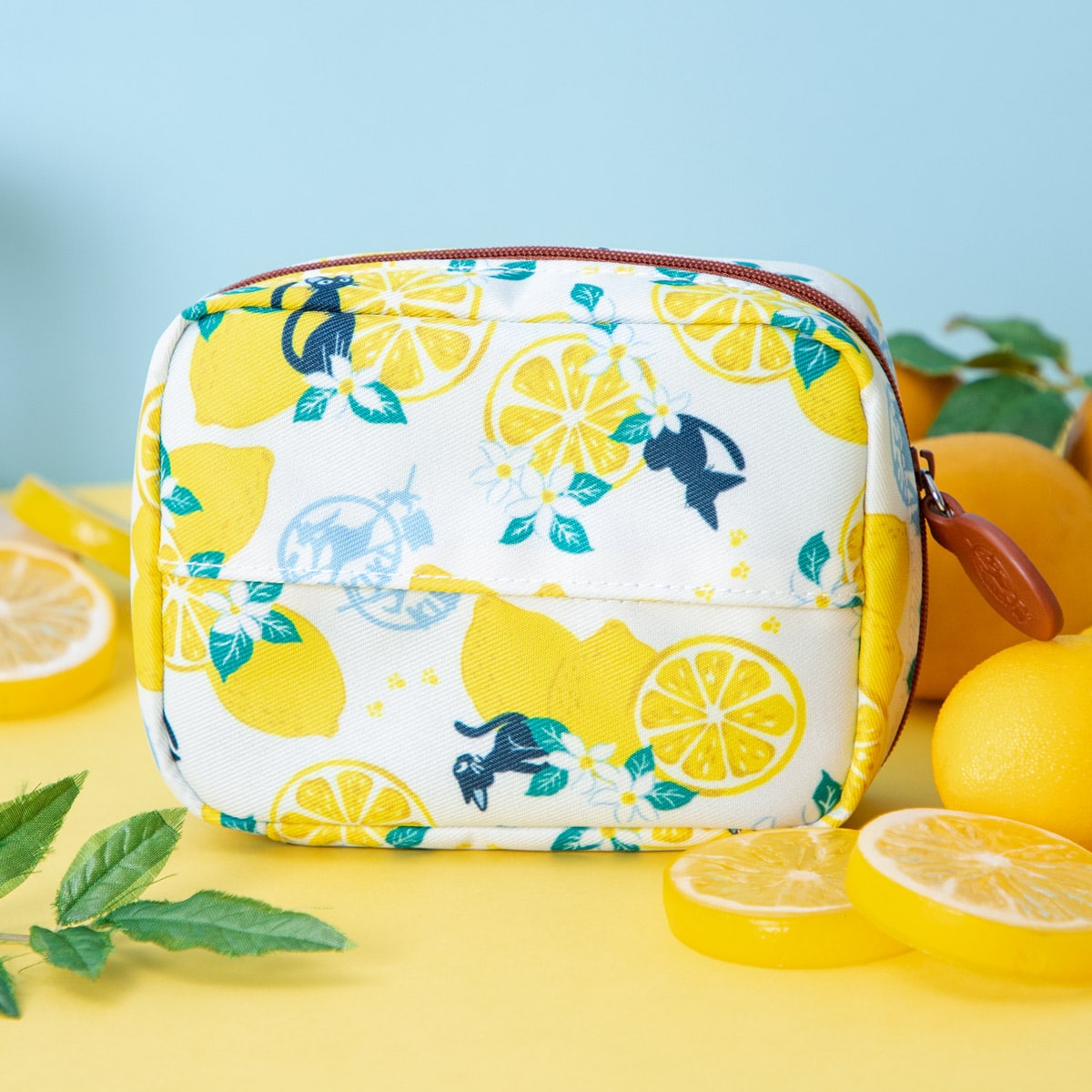Kiki's Delivery Service Lemon Flower Series Wide Opening Pouch