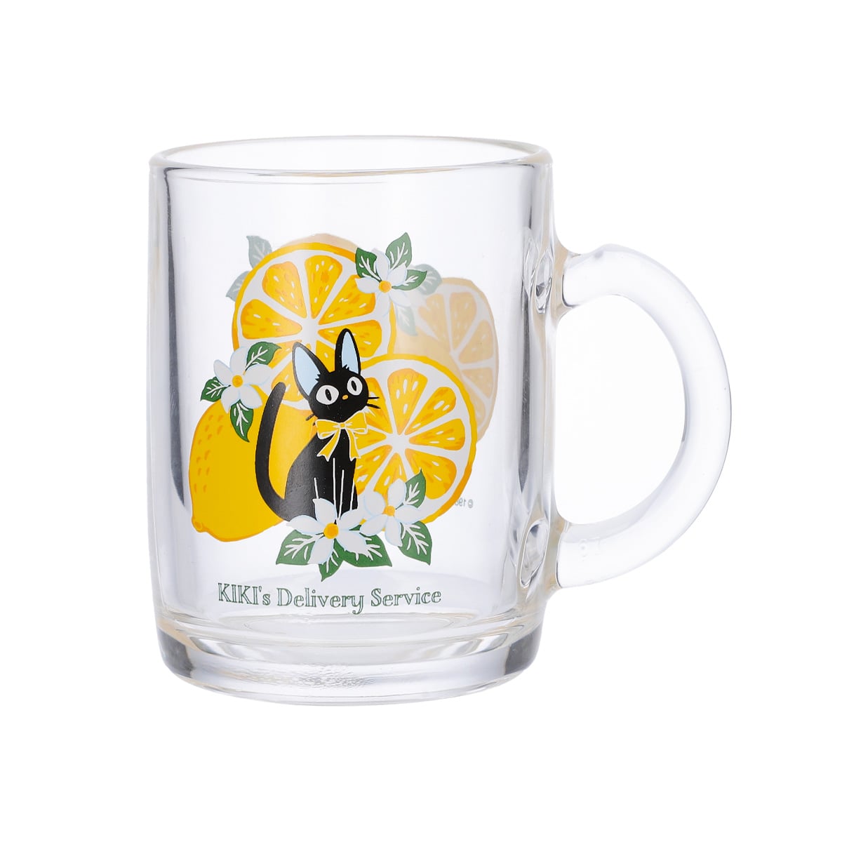 Kiki's Delivery Service Lemon Flower Glass Mug | Studio Ghibli