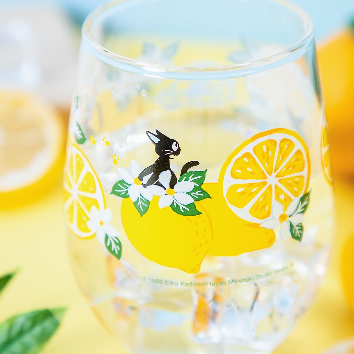 Kiki's Delivery Service Lemon Flower Series Glass Tumbler