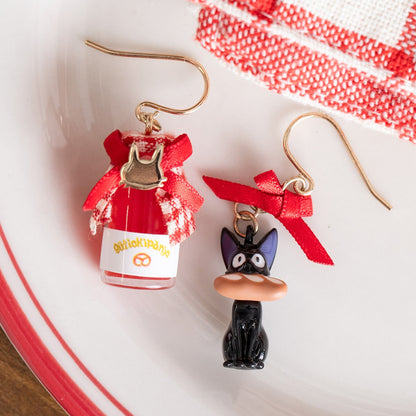 Kiki's Delivery Service Gutiokipanja Jam Jar and Jiji Earrings 4990593562886