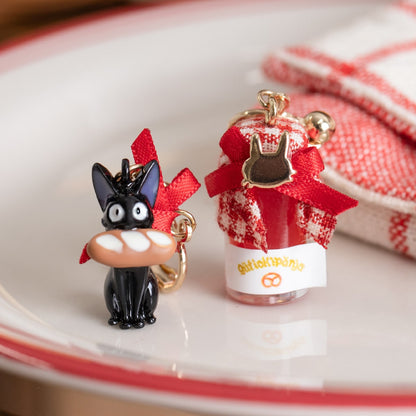 Kiki's Delivery Service Bakery Jam Jar and Jiji Earrings 4990593562893