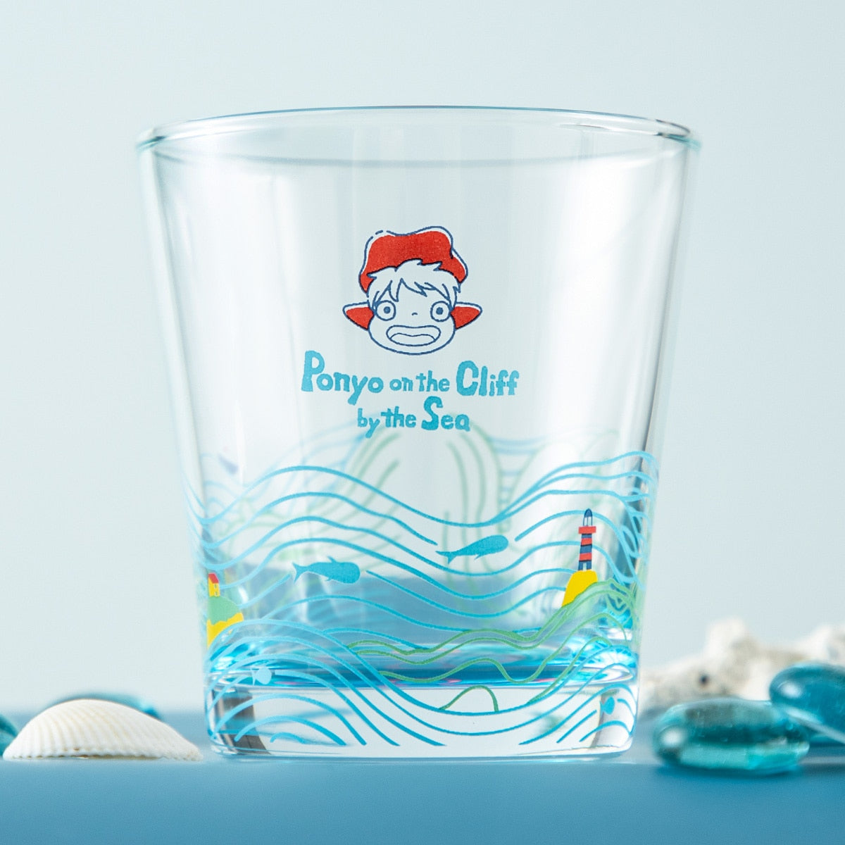 Studio Ghibli Ponyo on the Cliff by the Sea Glass 270ml