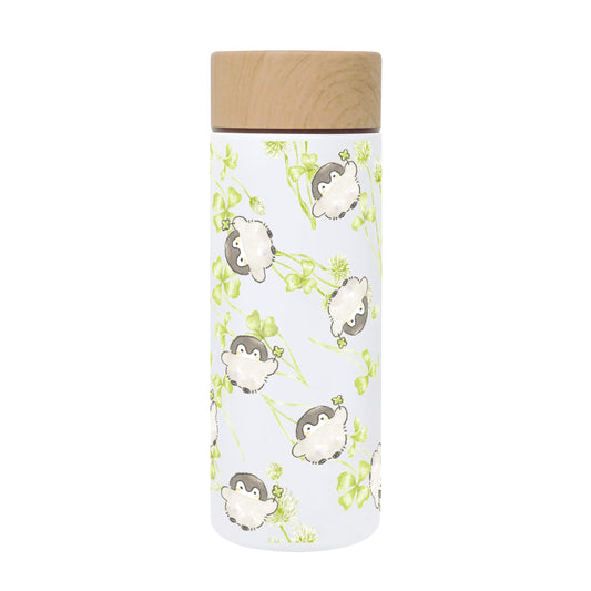 Toa Metal Koupenchan Stainless Steel Water Bottle 300ml White Clover