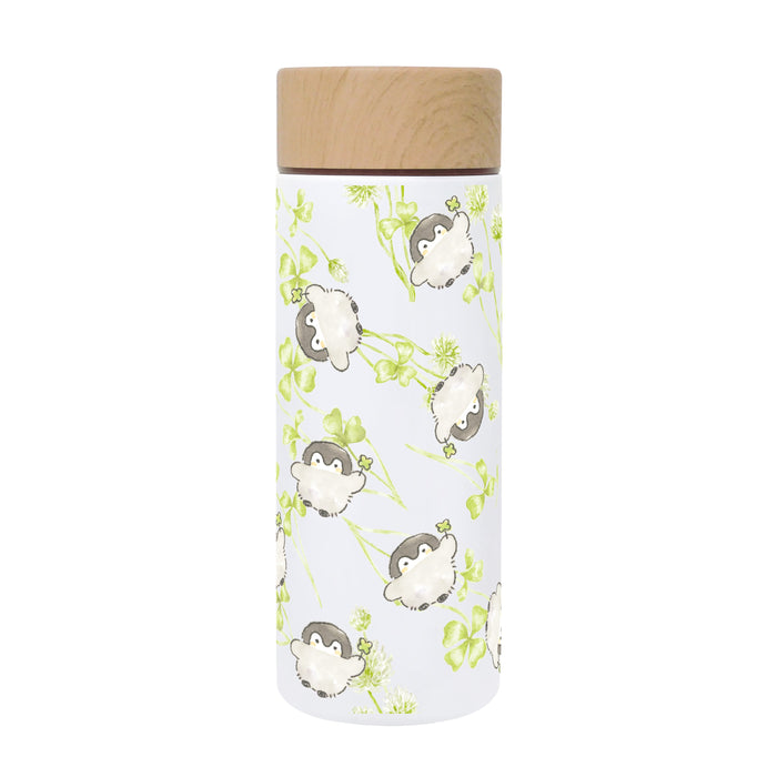 Toa Metal Koupenchan Stainless Steel Water Bottle 300ml White Clover