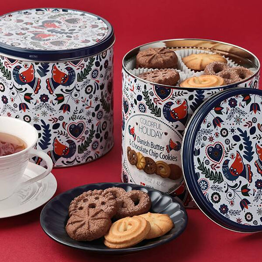 Jacobsen Holiday Tin Cookie Assortment 454g