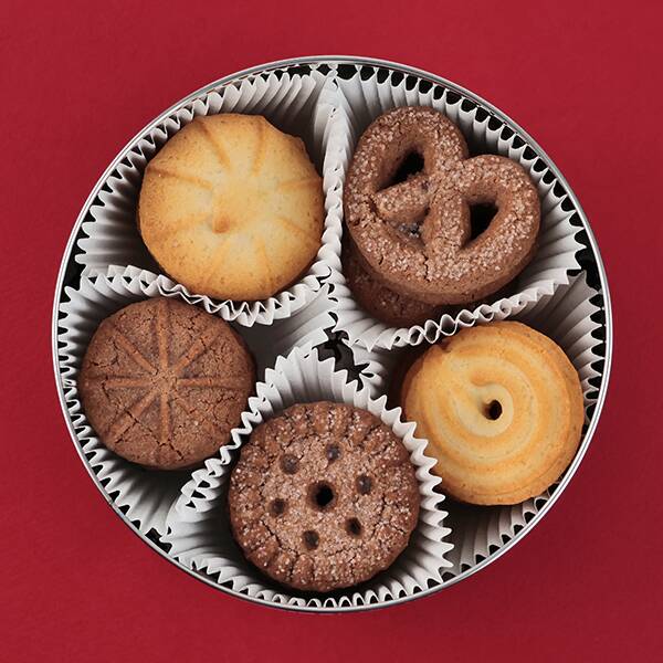 Jacobsen Holiday Tin Cookie Assortment 454g