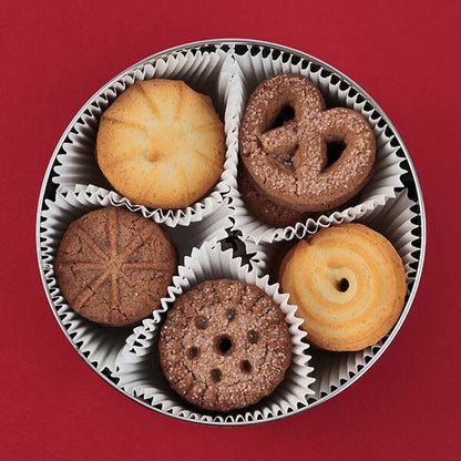 Jacobsen Holiday Tin Cookie Assortment 454g