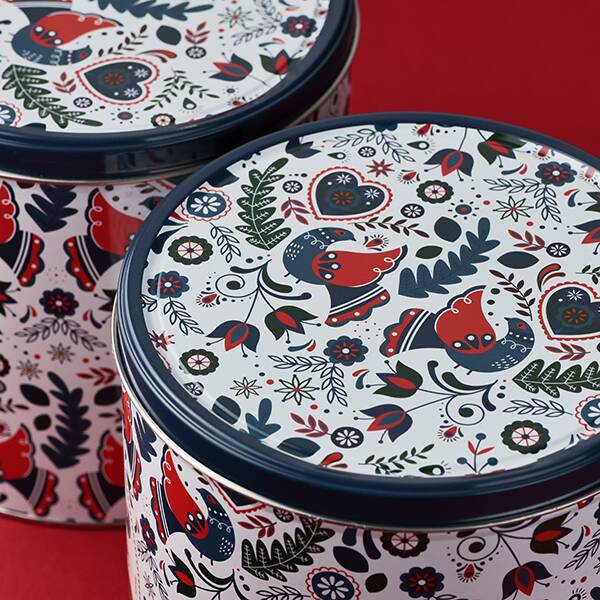 Jacobsen Holiday Tin Cookie Assortment 454g
