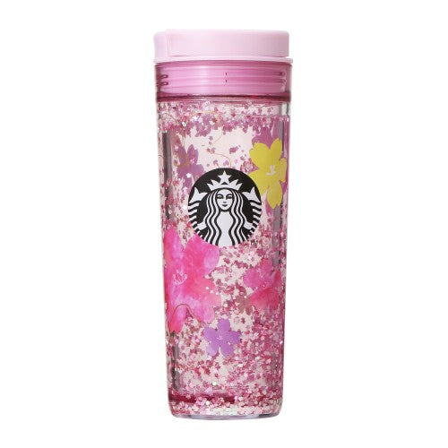 SAKURA 2024 Water In Tumbler Pink Glitter 473ml - Starbucks Japan