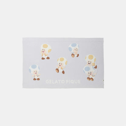 Super Mario Gelato Pique Toad & Yoshi Blanket BLU NSJ_8_BHAMH