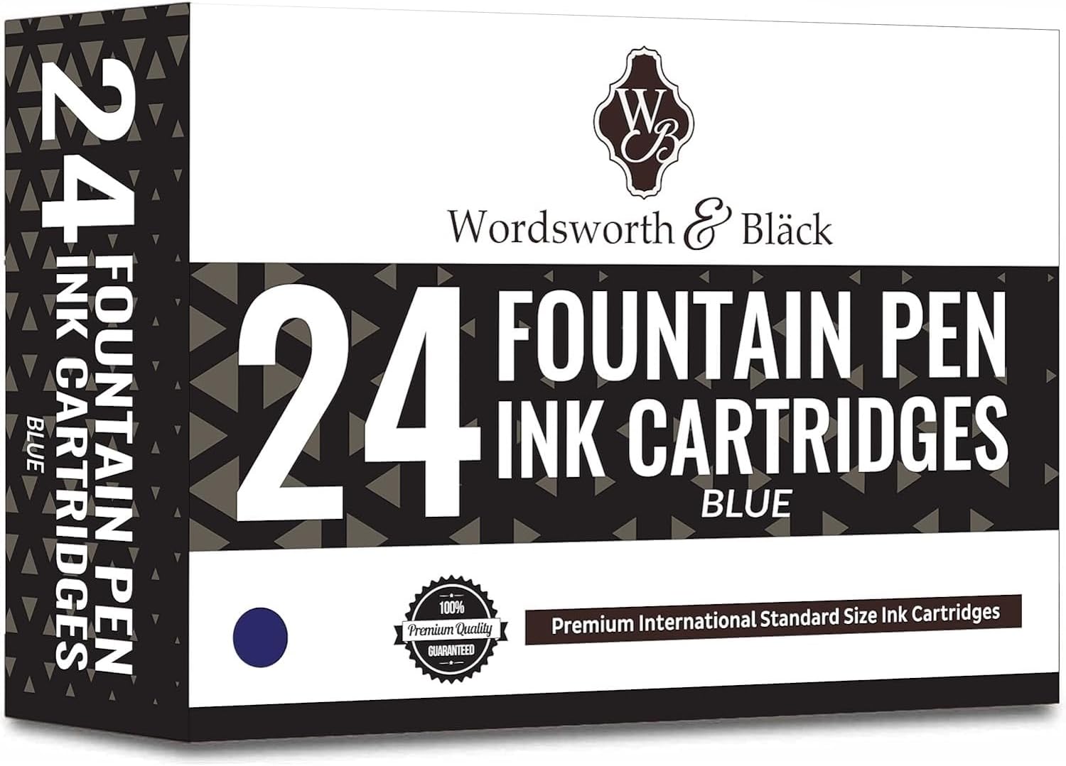 Wordsworth & Black Fountain Pen Ink Cartridges 24-Pack
