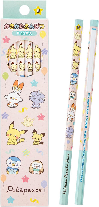 Showa Note Pokémon Poke Peace Hexagonal Writing Pencils