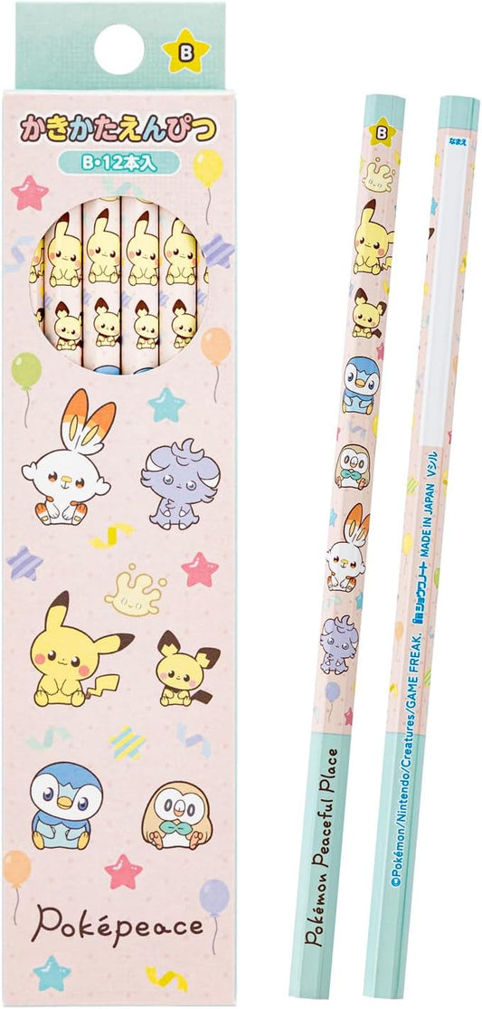Showa Note Pokémon Poke Peace Hexagonal Writing Pencils