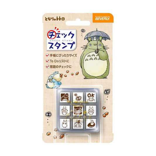 Beverly Ghibli My Neighbor Totoro Check Stamp