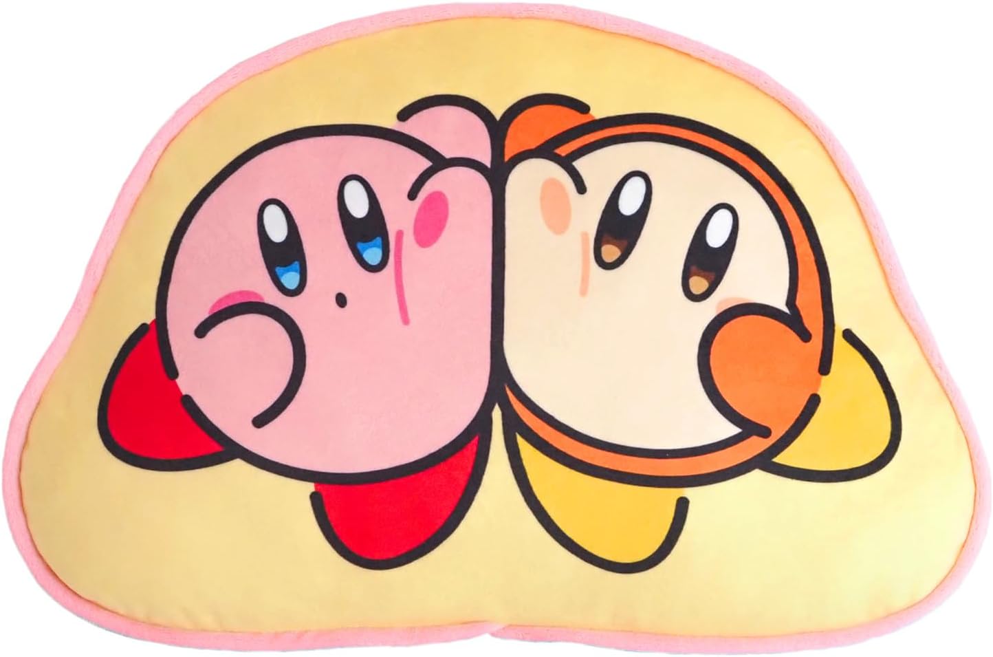 Sanei Boeki Kirby Play with Waddle Dee Die-Cut Cushion 15.7in