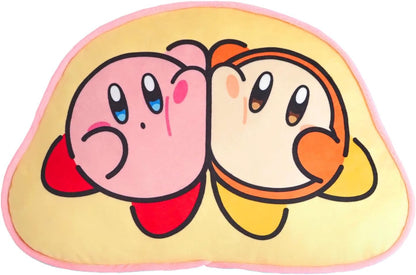 Sanei Boeki Kirby Play with Waddle Dee Die-Cut Cushion 15.7in