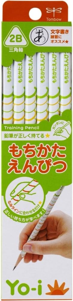 Tombow Yo-i Mochikata 2B Pencil Triangular Shaft 12-Pack