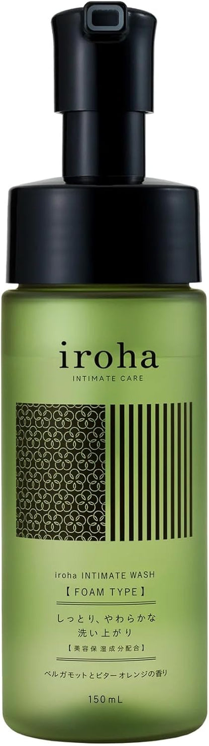 iroha Delicate Zone Soap Foam Intimate Wash Bergamot and Bitter Orange Scent (150 ml)