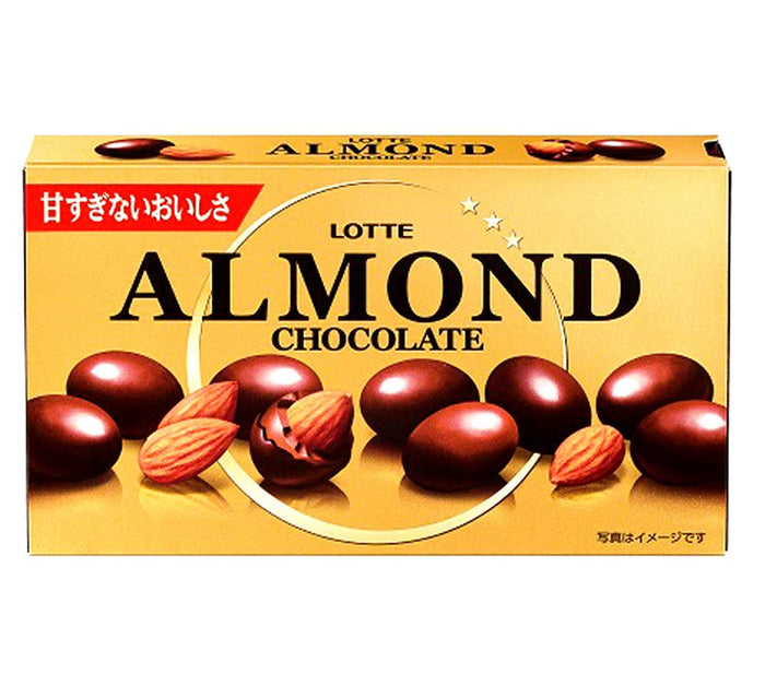 Lotte Almond Chocolate 86g - Yorozuya Store