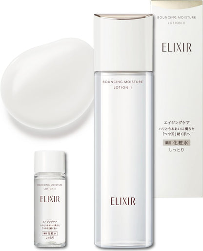 Elixir Bouncing Moisture Lotion + Mini Size by Shiseido for Skin Care (290g)