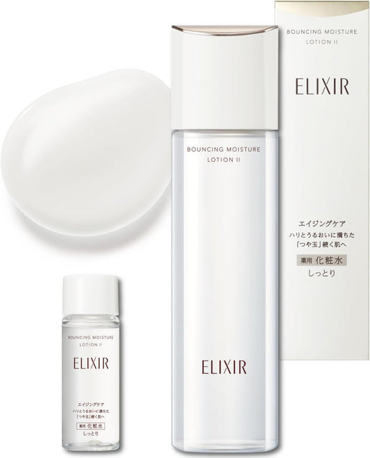 Elixir Bouncing Moisture Lotion + Mini Size by Shiseido for Skin Care (290g)