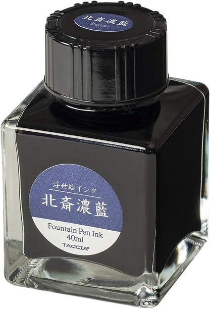 TACCIA Ukiyo-e Fountain Pen Ink 40ml Water-Based Dye