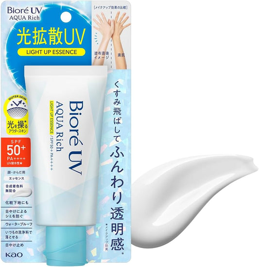 Kao Biore UV Aquarich Light Up Essence Cream (70 g)