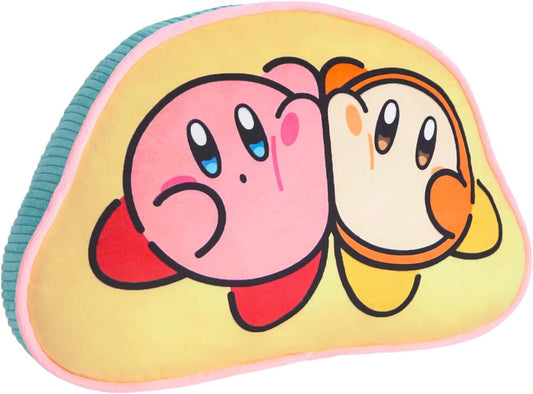 Sanei Boeki Kirby Play with Waddle Dee Die-Cut Cushion 15.7in