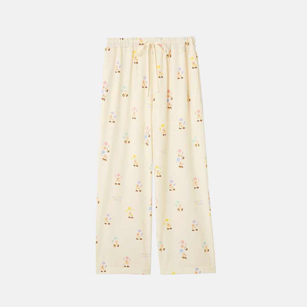 Gelato Pique Super Mario Women's Toad Yoshi Pants CRM NSJ_8_BHAML